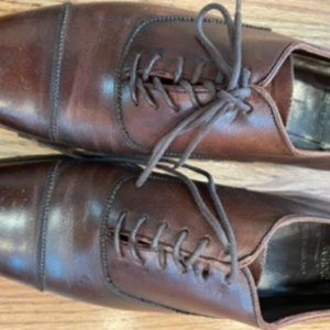 Men's Brown Cap Toe Dress Shoes Paul Stuart "Stuart's Choice" Size 7.5 D